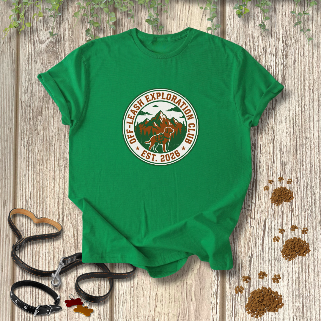 Off-Leash Exploration Club T-shirt