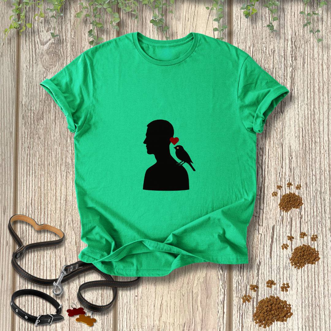 Male Silhouette Bird Love