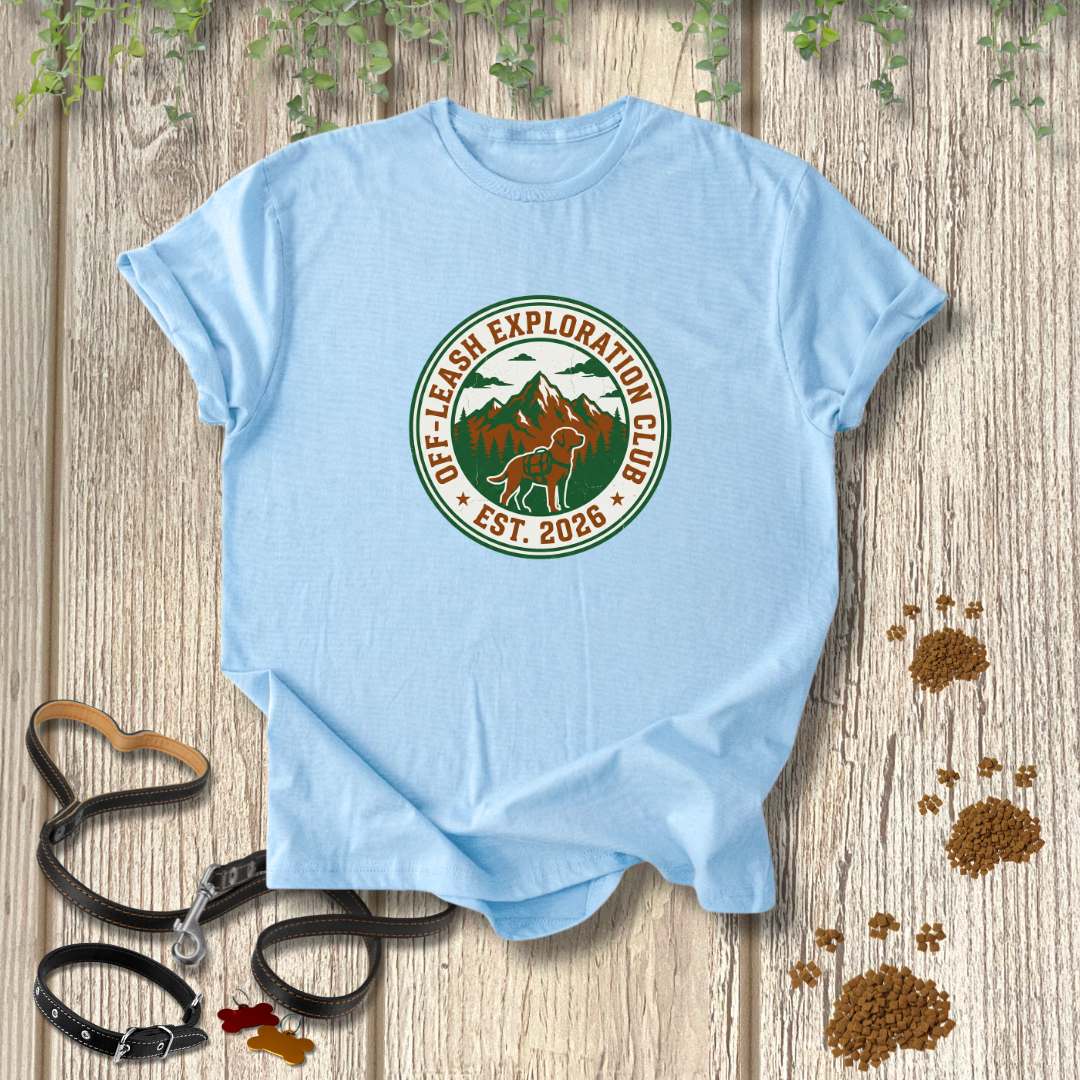 Off-Leash Exploration Club T-shirt